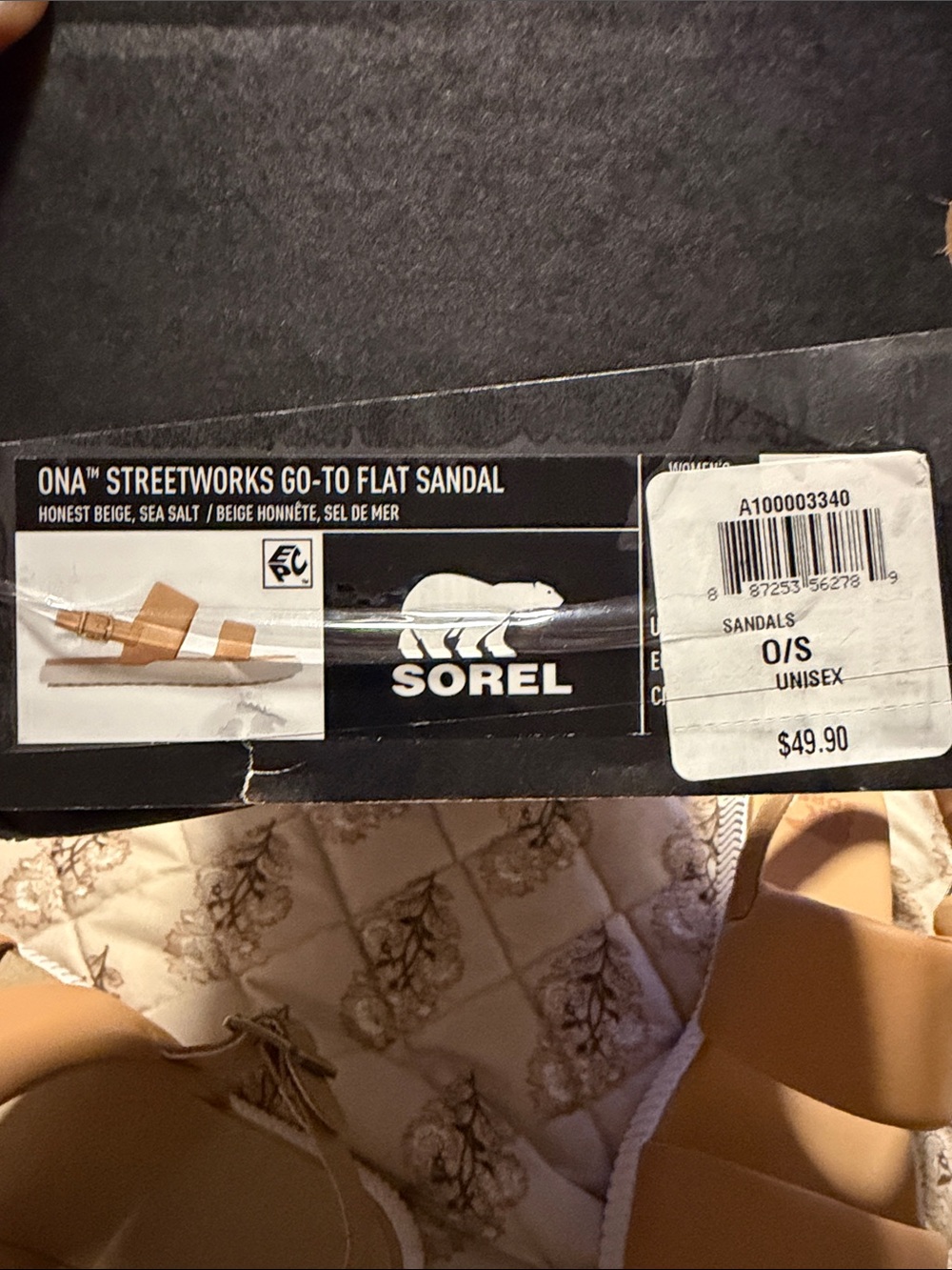Sorel Tan Strappy Wedge Sandals NWT - Picture 9 of 9